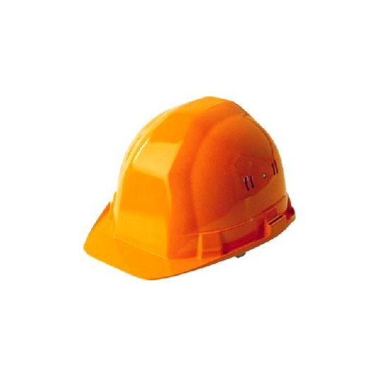 Casque de chantier orange