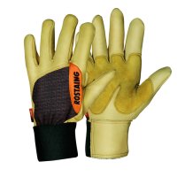 Gants cuir spécial matériel vibrant