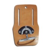 Porte marteau cuir articulé