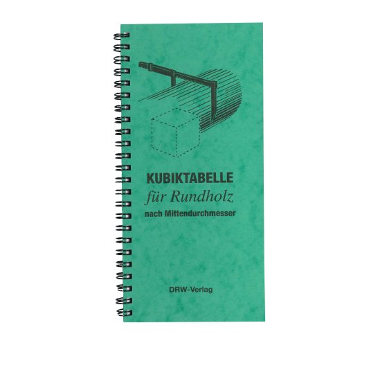 Table de cubage allemande Kubiktabelle