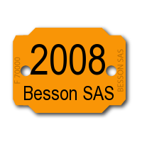 1 gros numéro + 1 ligne de texte (les 1000 pièces)