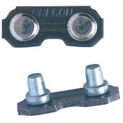 Maillon avec rivet