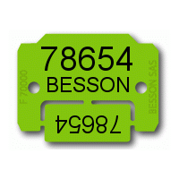 1 numéro + 1 ligne de texte + coupon (les 1000 pièces)
