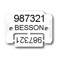 1 numéro + 1 ligne de texte + coupon (les 1000 pièces)