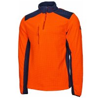 Polaire gaufrée orange COB de SOLIDUR