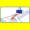 Craie forestière luminescent "B" 12 mm pour lecture optique - BLEISPITZ