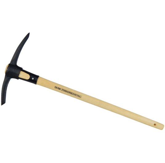 Pic emmanché avec manche en frêne de 93 cm pour travaux forestiers de SHW