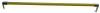 Mètre de bucheron en bois + griffe / revêtement PVC jaune
