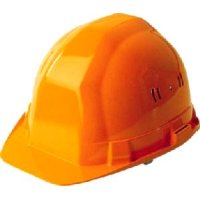 Casque de chantier orange