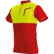 T-shirt-Manches-Courtes-ZIP-Rouge-PFANNER