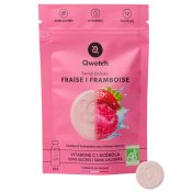 Pastilles Solid Drinks Bio à la Fraise & Framboise de Qwetch