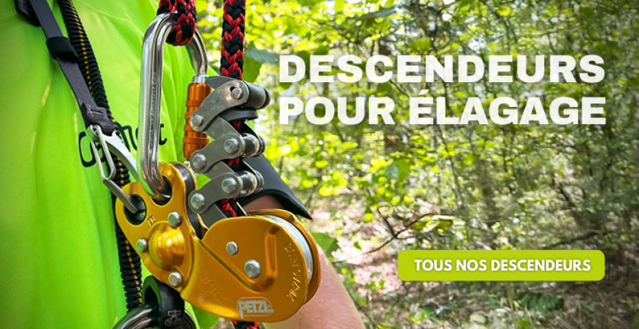 Descendeurs pour élagage