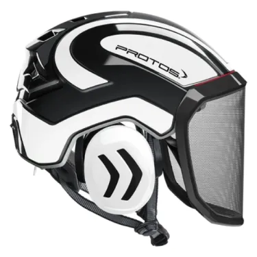 Casque-Protos-Integral-Arborist-Noir-Blanc