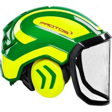 Casque-Protos-Integral-Forest -PFANNER-Vert-Jaune