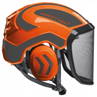 Casque Protos Integral Arborist / Orange et Gris