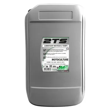 Bidon d'huile 2T synthétique, 25 Litres - MINERVA