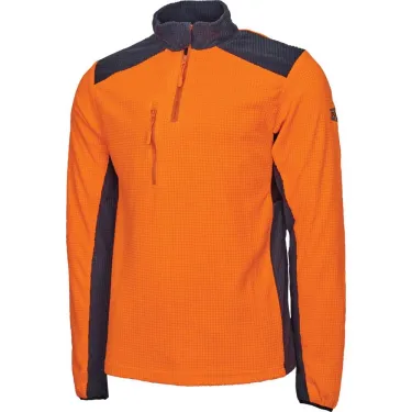 Polaire gaufrée de travail COB orange de Solidur