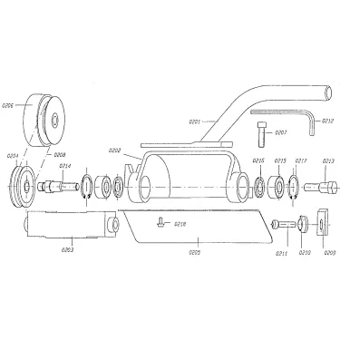 Vis pour Garde-Boue d'Ecorceuse GZ (n° 218)