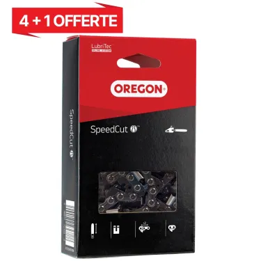 Pack de 4 + 1 chaines 95TXL, 72 entraîneurs de Oregon