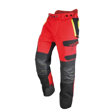 Pantalon Anti Coupure Infinity SOLIDUR Rouge