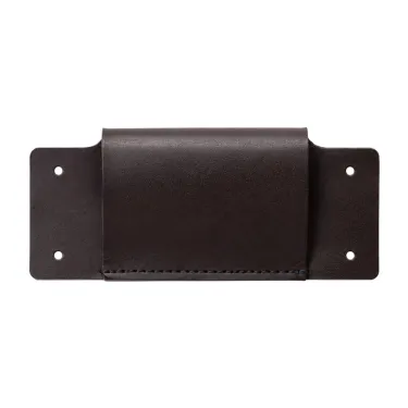 Support en cuir pour compteur métal triple
