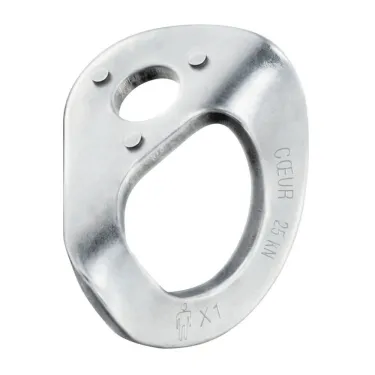 Plaquette en acier standard COEUR STEEL de Petzl