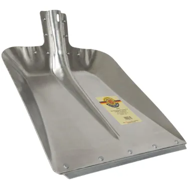 Pelle de taille 9 à bord en aluminium sans manche de SHW