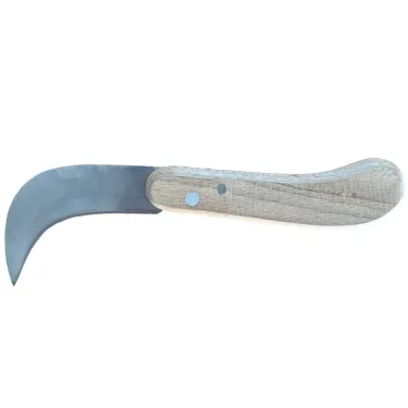 Serpette pliante ouverte avec un taillant de 5cm
