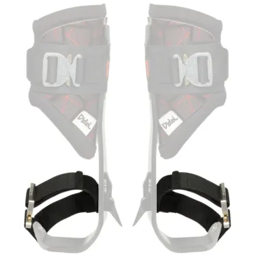 Utilisation des sangles inférieurs de remplacement avec fermeture cobra pour griffes Distel