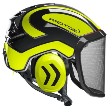 Casque-Protos-Integral-Arborist-Noir-Jaune
