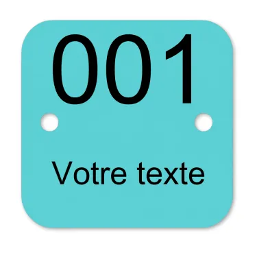 Jeton 43 x 43 mm personnalisable