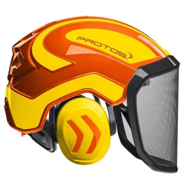 Casque-Protos-Integral-Forest-PFANNER-Orange-Jaune