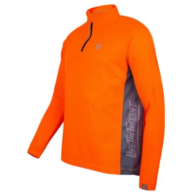 T-shirt à manches longues orange Performance de Arbortec