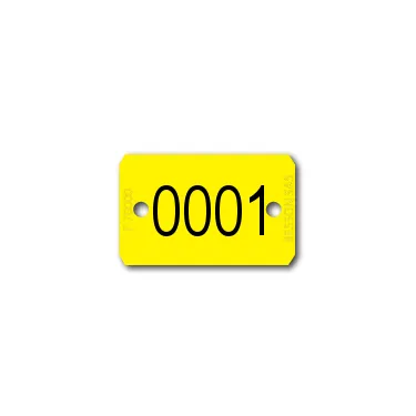 JAUNE Numéro seul les 1000 pièces