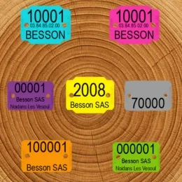 Plaquettes personnalisées