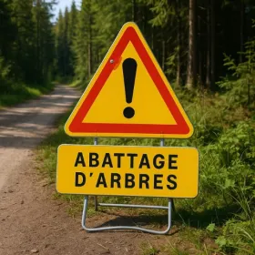 Panneau de chantier