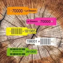 Plots d'identification pour scierie