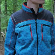 Zoom sur la Veste Protos Inuit Bleu Pfanner