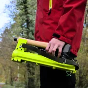 Utilisation du magasin distributeur simple jaune pour plaquettes forestières Le Besson