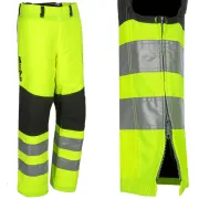 Gauche des jambières de protection anticoupure Roadrunner Flash jaune de SIP PROTECTION