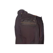 Pantalon de débroussaillage GreenKeeper Vent orange et noir dos zoom SIP PROTECTION