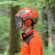 Utilisation du casque Protos Forest Orange et Gris PFANNER