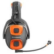 Droite du casque antibruit avec communication Bluetooth, X-SYNC de HUSQVARNA