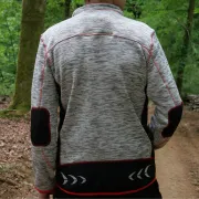 Dos de la veste Protos Inuit grise de Pfanner