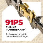 Tronçonneuse électrique CS1500 avec auto affutage, 16V / 2400W - OREGON