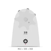 Guide Double Guard OREGON - .3.8"LP - 1.3 - 49E nez de guide