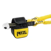 Ouverture de la longe avec absorbeur d’énergie ABSORBICA-Y FLEX de PETZL
