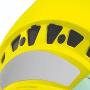 Zoom sur le casque de sécurité Vertex Vent Hi-Viz de PETZL