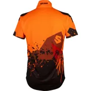 Dos du t-shirt à manches courtes orange SOLAR haute visibilité de Solidur