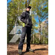 Pantalon Anticoupure Canopy Air-Go Noir SIP côté gauche